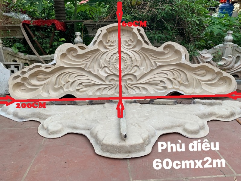 Phù điêu kt;  200x60cm giá rẻ tại Phú Thọ