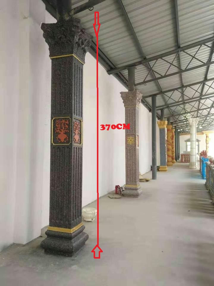 Cột trụ vuông 40  đúc hoa văn phào chỉ GRC tại Vĩnh Phúc